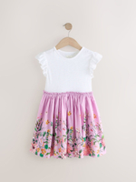 Платье для девочки Next E45-371, Белый, Розовый