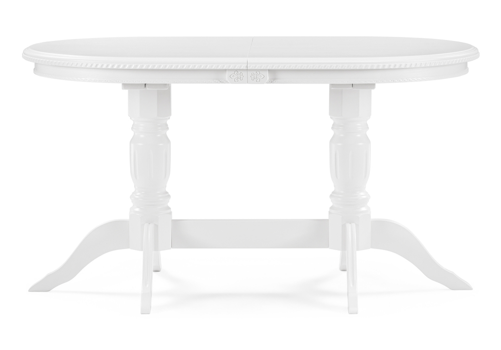 Стол деревянный Woodville Эритрин овальный белый