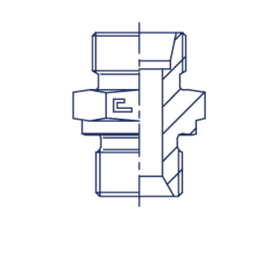 Штуцер FB DS12 BSP 1/4 (корпус)