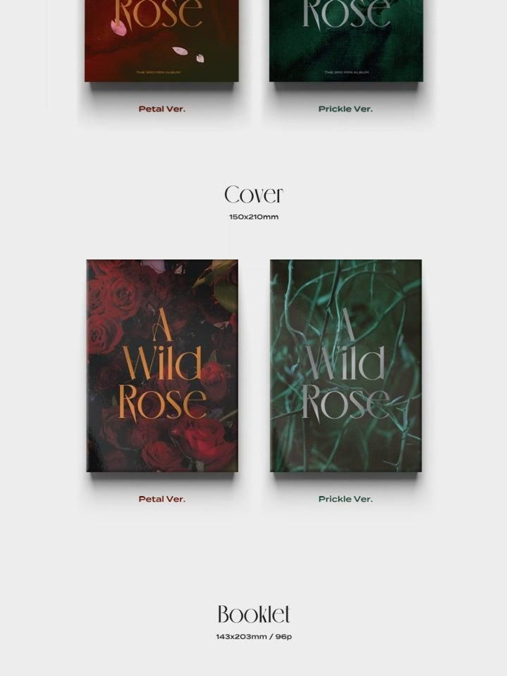 Альбом RYEOWOOK - A Wild Rose 3rd Mini Album 2 Version SET