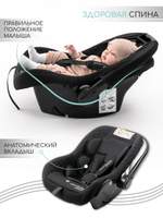 Автокресло детское AMAROBABY Baby comfort, группа 0+