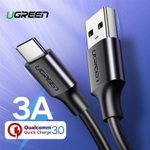 Кабель USB 2.0 - USB C, 480Mbps, 3A, QC3.0, 18W, 2m, UGREEN 60118
