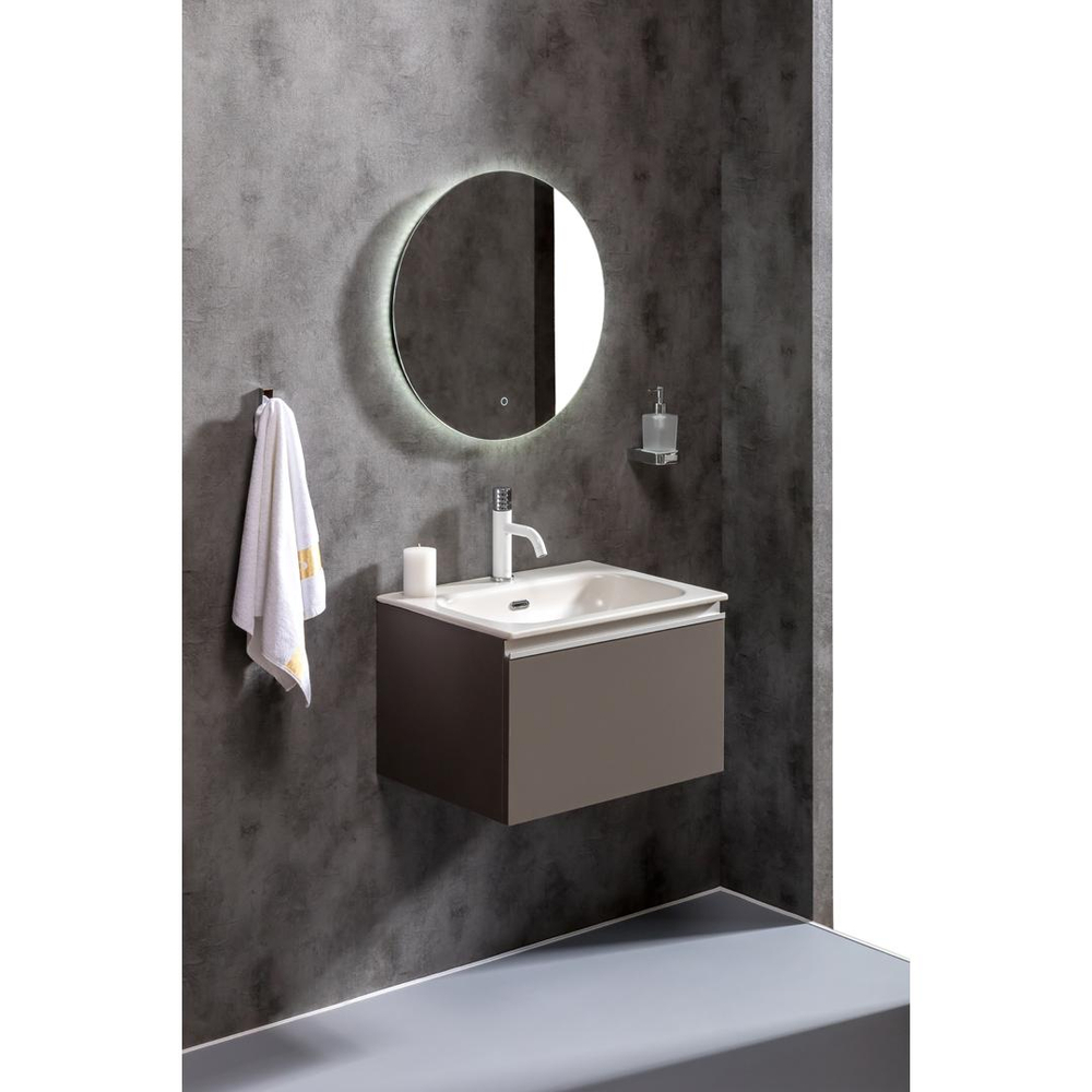 Тумба Armadi Art Valessi 60см 837-060-A glossy, Антрацит глянец