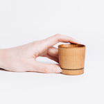 Деревянная стопка, рюмка, шот из дерева кедра для крепких напитков. R42