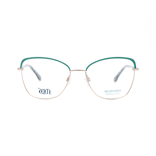 Оправа бабочка William Morris Gallery 70013 9521 зелёная с золотом