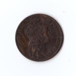 Франция 5 сентим 1916 г VF