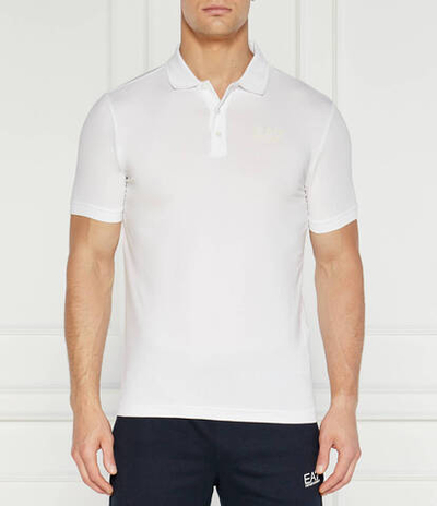 Поло EA7 - белый(6DPF16 PJVQZ)