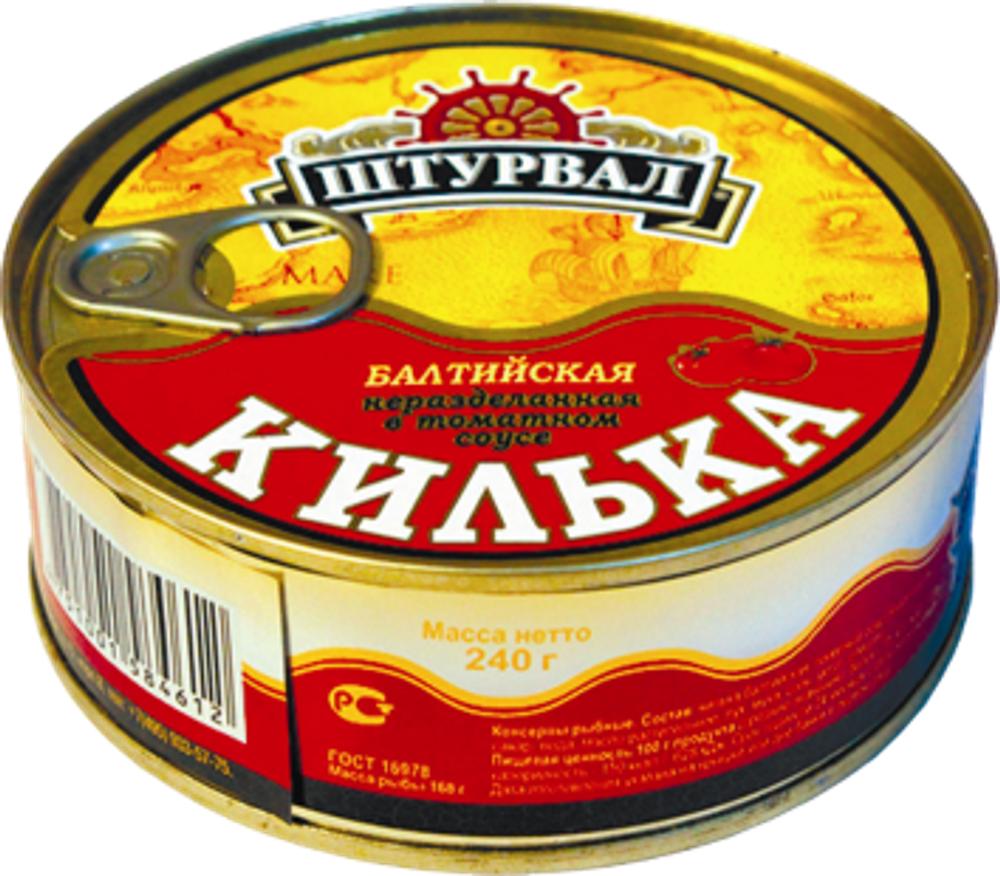 Килька балтийская в т/с 240г (48шт)
