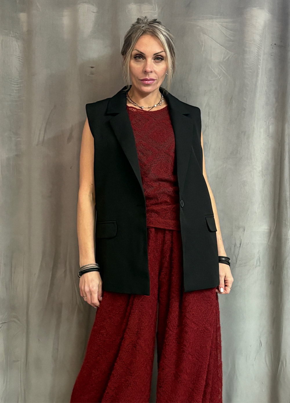 Майка из французского кружева