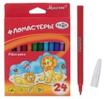 Фломастеры ГАММА "Мультики", 24 цвета, вентилируемый колпачок, картонная упаковка, 180319_07