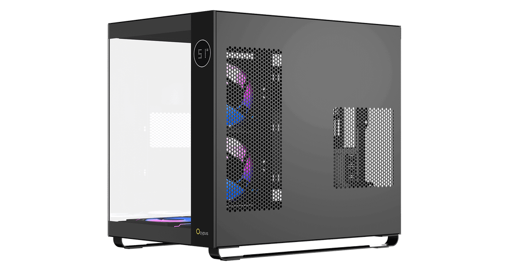 Корпус Ocypus Iota C70 BK ARGB ATX/mATX/mITX 2xUSB, Type-C, Черный, Iota-C70-BKD600XX-GL