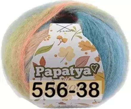 Kamgarn Angora Papatya