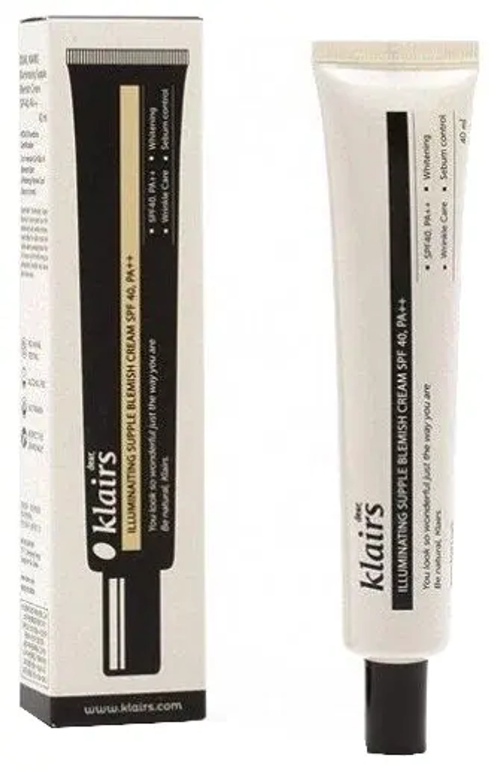 Dear, Klairs ВВ-крем для сияния кожи - illuminating supple blemish cream SPF40/PA++, 40мл