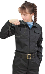 Костюм Патриот детский цв. чёрный