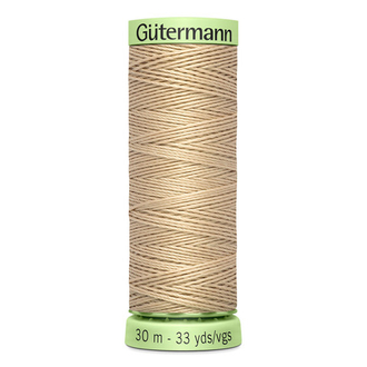 Нить Top Stitch 30/30 м для декоративной отстрочки, Gutermann, 186 крем-брюле