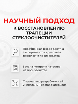 Ремкомплект трапеции стеклоочистителя Toyota LAND CRUISER PRADO (III) [Кузов: GRJ12#,KDJ120,KZJ120,LJ12#,RZJ12#,TRJ12#] 2002-2009 (C-41)