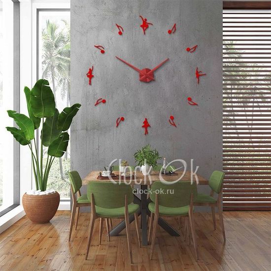Настенные 3D часы Ballet
