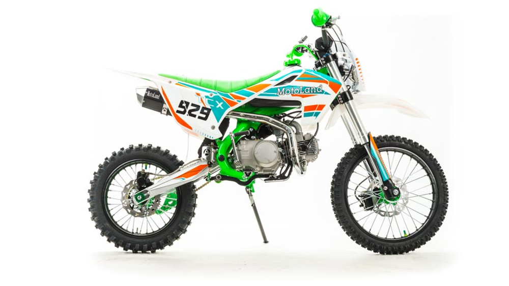Питбайк Motoland TCX140 (2021 г.) Зеленый