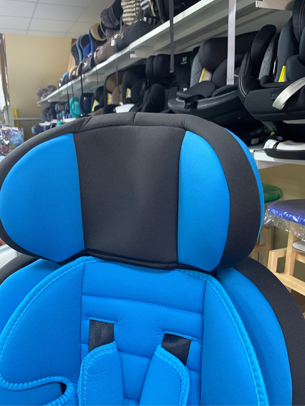 Автокресло LB 515 RF (Teddy Bear) ПК (09. BLUE+GREY)