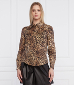 льняная рубашка muschio Pinko - коричневый(1Q10BV A01J)