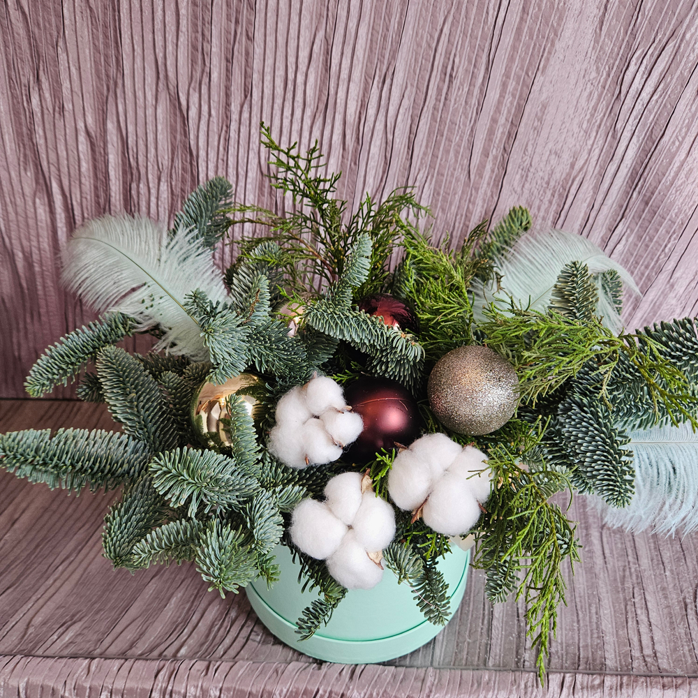 Композиция новогодняя "Воздушная"