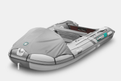 Надувная лодка GLADIATOR C370AL светло-темносерый