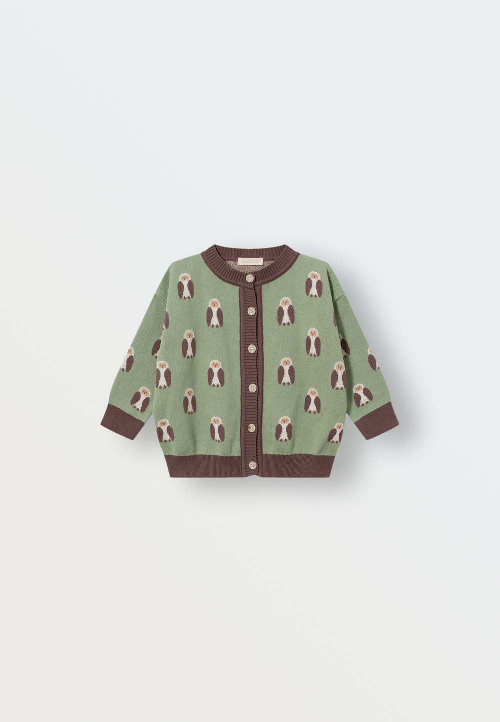 7910-338 Кардиган вязаный (совы)