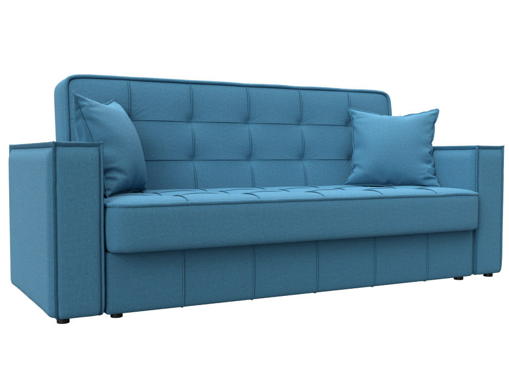 Диван-книжка Лига-068, Амур 10 голубой, Рогожка, 129833