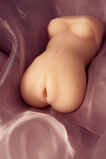 Телесный мастурбатор в виде женской фигурки (Цвет: телесный)