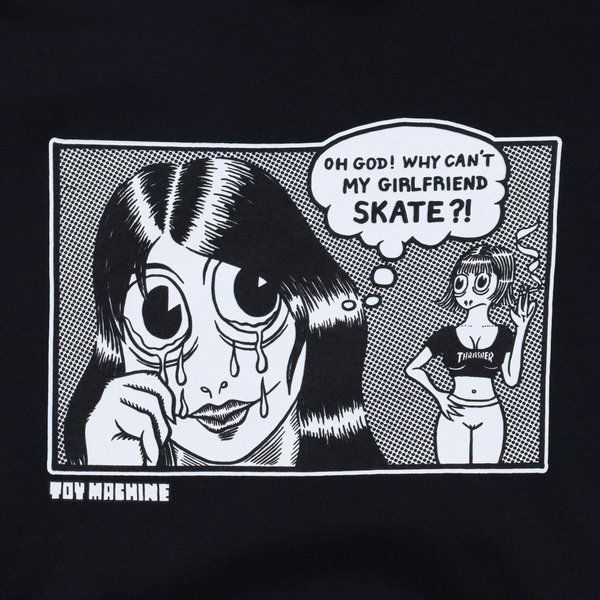 Худи Thrasher x Toy Machine Girfriend Hoodie (black) артикул: - купить в магазине Дайс