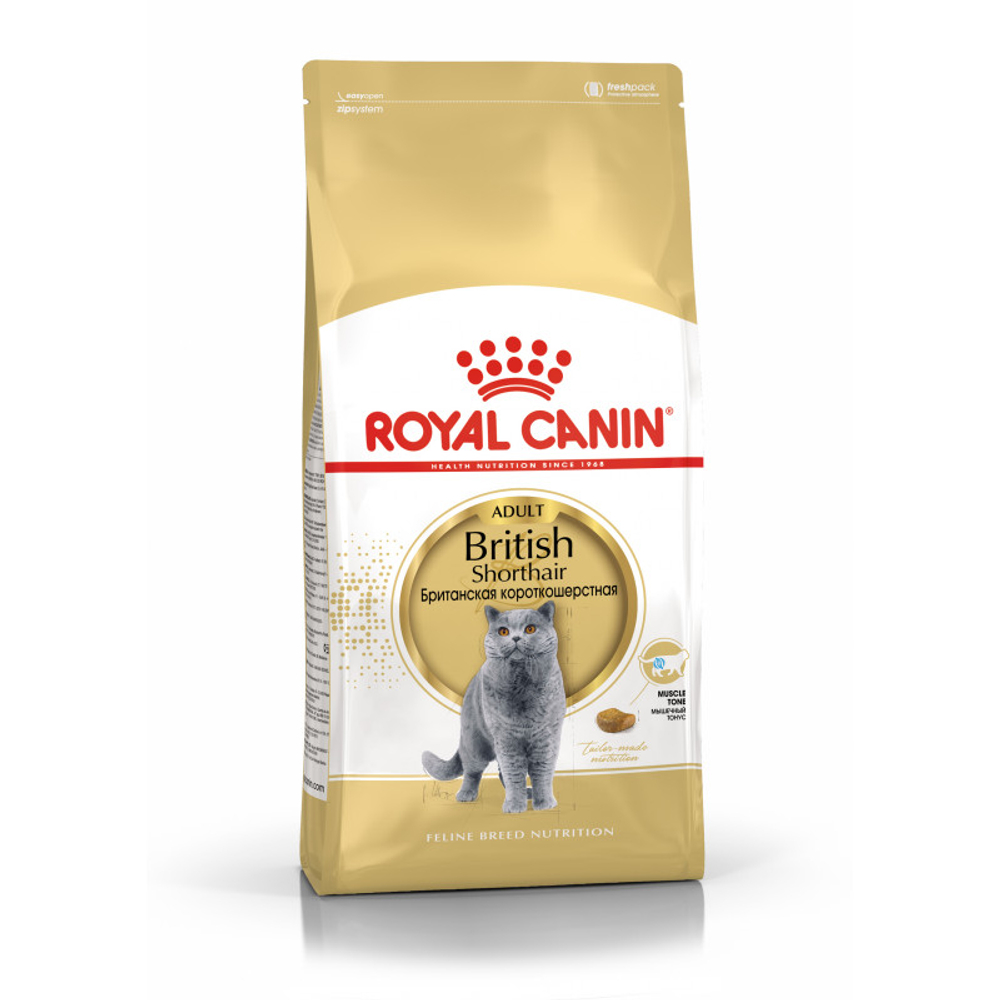 Royal Canin British Shorthair Adult (БРИТАНСКАЯ КОРОТКОШЕРСТНАЯ ЭДАЛТ) Корм сухой для взрослых британских кошек 2кг