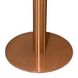 Столик кофейный Berg Trond 60см мрамор/золотой