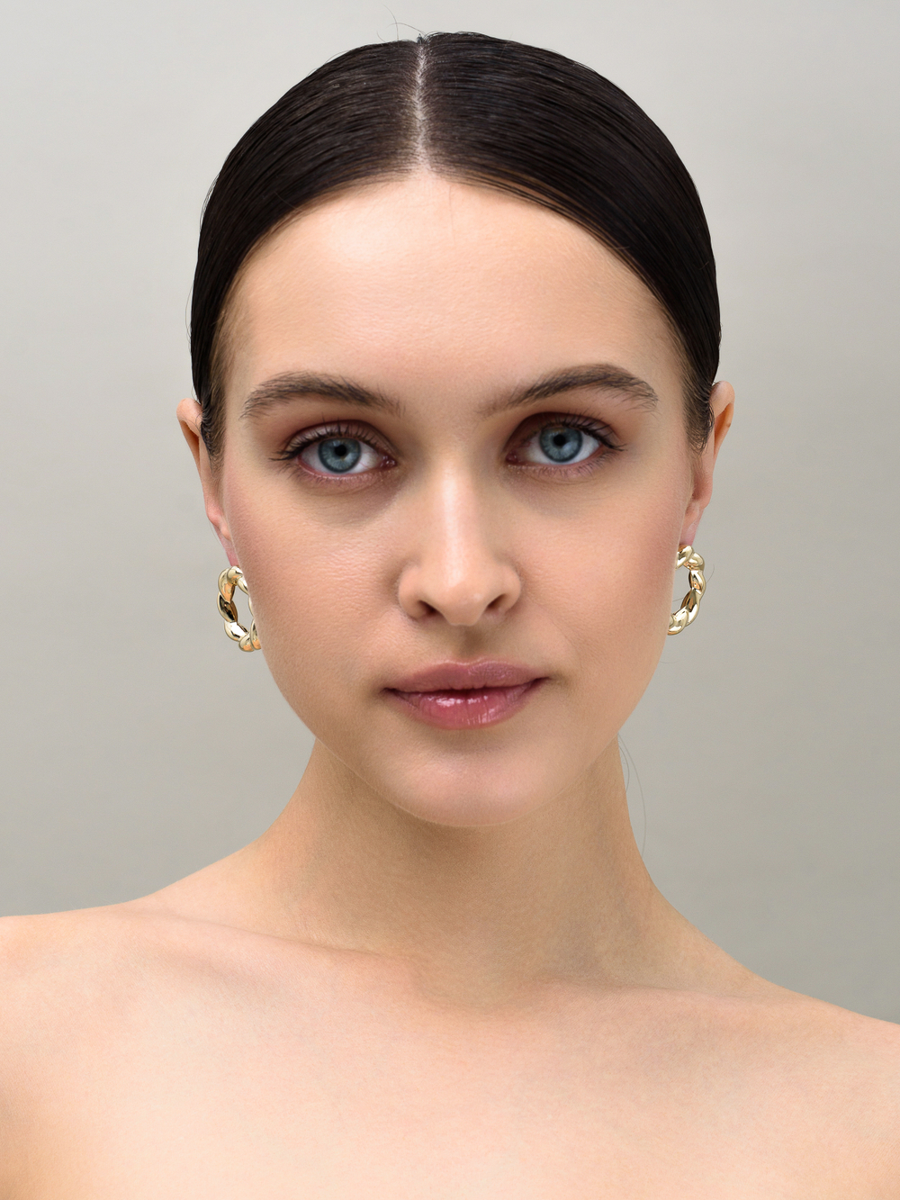 Серьги "Braid" Gold