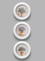 Картины на стену интерьерные на холсте 3 шт. 17.5 см