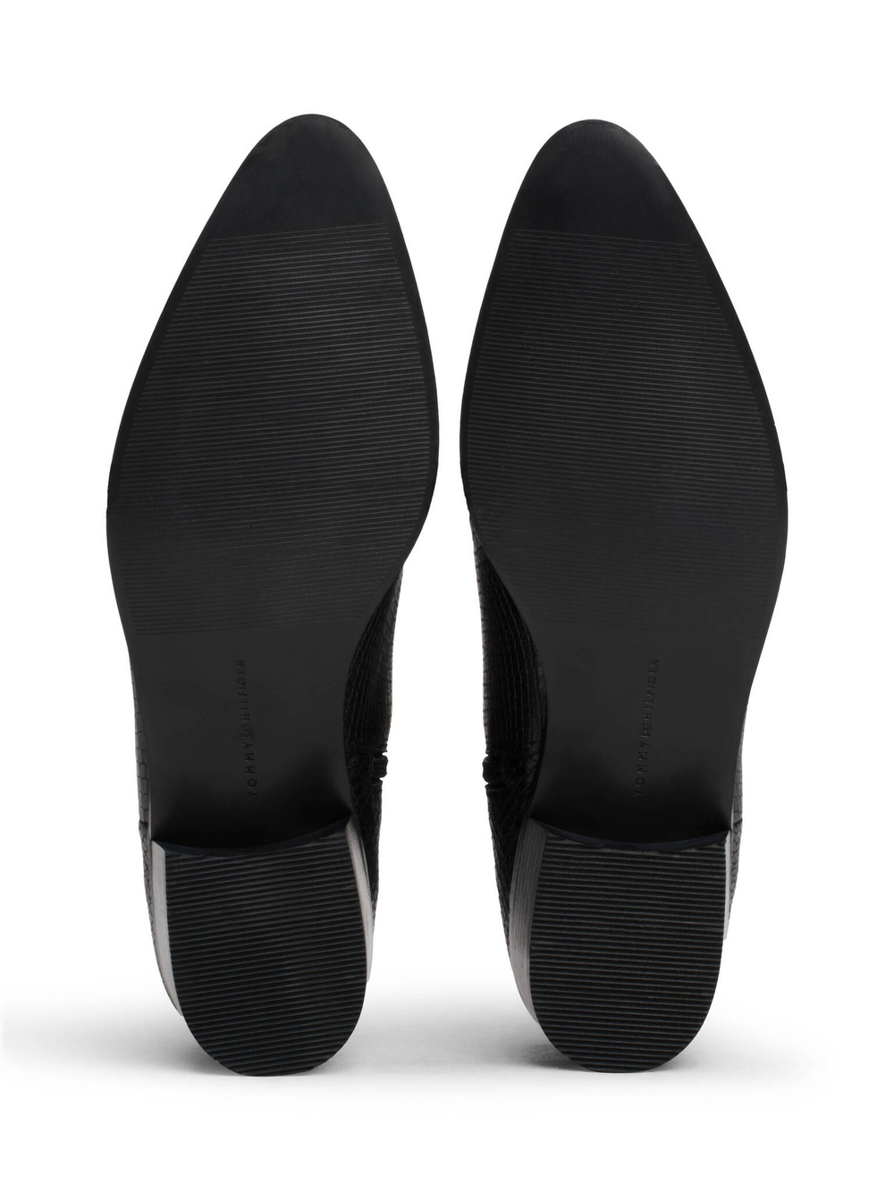 Кожаные ковбойки Tommy Hilfiger - черный(FW0FW08301)