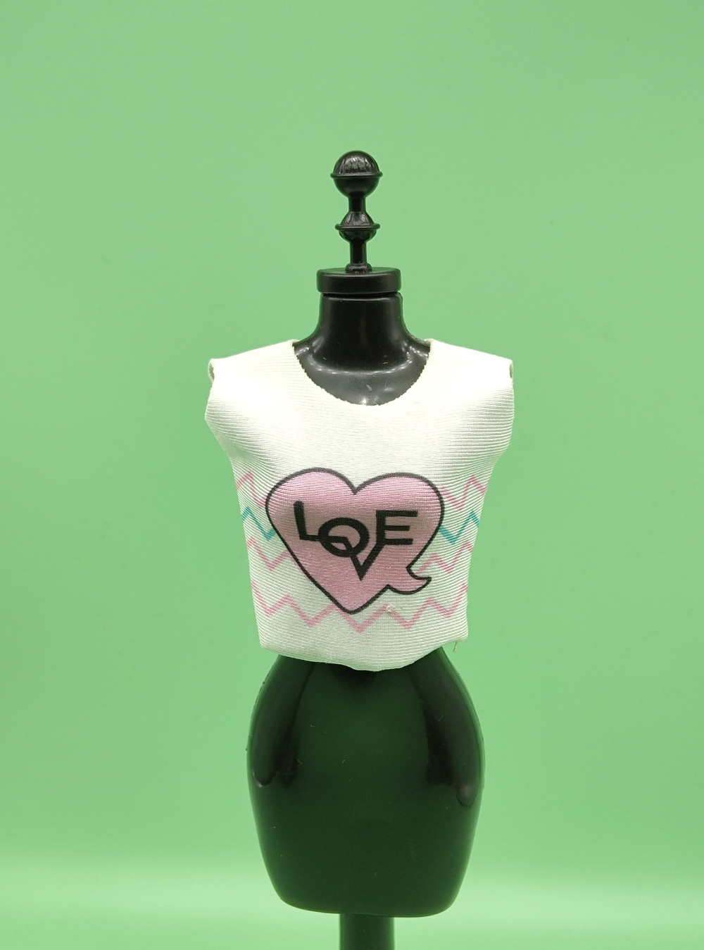 Одежда для куклы Барби винтаж футболка 0727