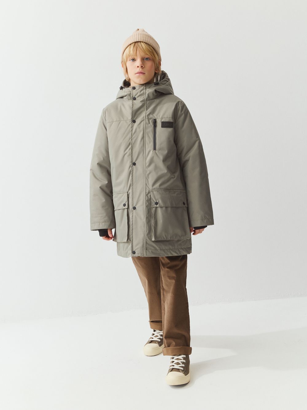 Парка демисезонная "Олива" 7+