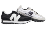 Foot Locker x New Balance NB 327 simple and comfortable fabric synthetic leather shock absorption, non-slip, wear-resistant, breathable, low-cut casual running shoes men's black and white