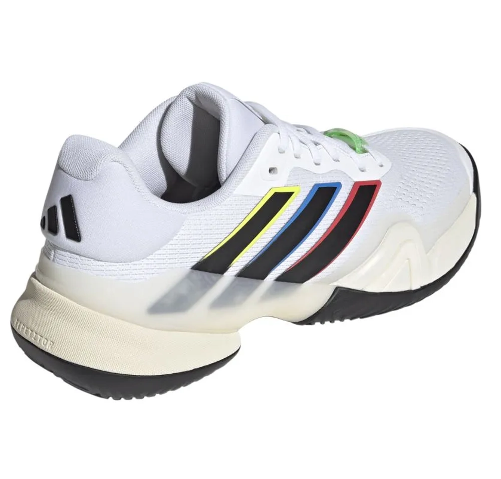 Мужские кроссовки теннисные Adidas Barricade 14 M - cloud white/core black/cream white