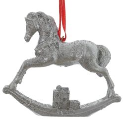 GAEM Фигурка декоративная подвесная "Лошадка-качалка", L10 W2,5 H8,5 см, 2в.