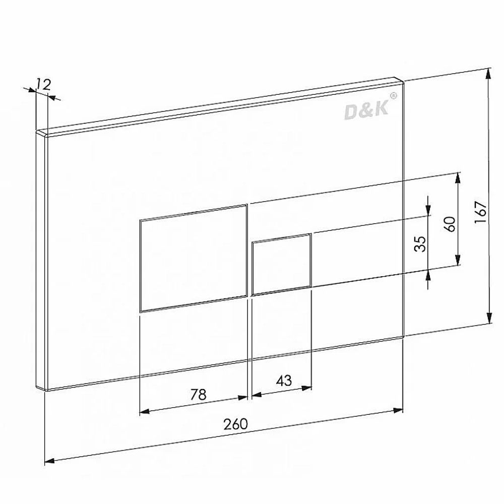 Унитаз подвесной с инсталляцией D&K Matrix DS1391602 белый/кнопка белая, безободковый, с крышкой микролифт