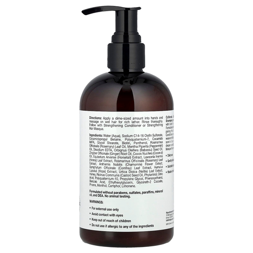California Gold Nutrition, Beauty, укрепляющий шампунь, биотин, розмарин и мята, 355 мл (12 жидк. унций)