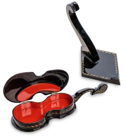 Народные промыслы ШК-30/ 94 Шкатулка «Скрипка-Жар-птица»