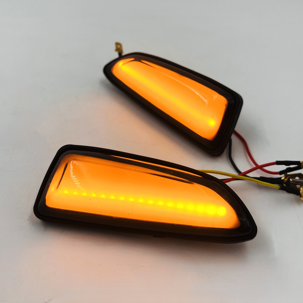 Повторители поворота на крыло диодные с синим габаритом для ВАЗ (Лада) 2 шт