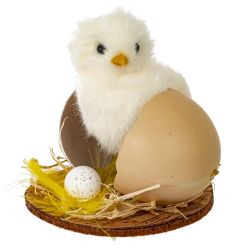 GAEM Фигурка декоративная "Цыпленок" (блок 6шт), L9 W8 H9 см, 3в.