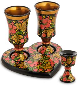 Народные промыслы ХЛ-057 Набор «Вечерний» 4-х пред. (Хохлома)