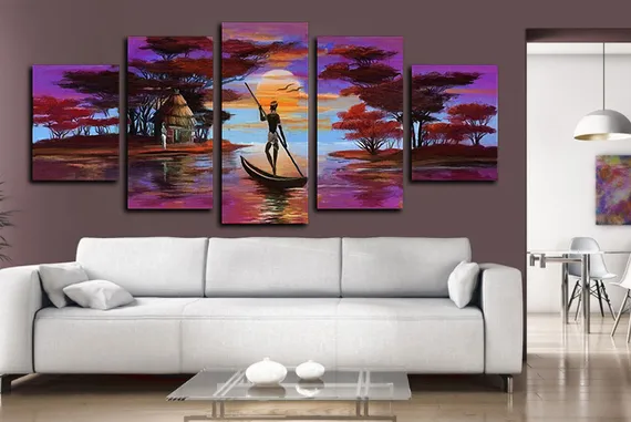 Модульная картина"Масляная живопись"