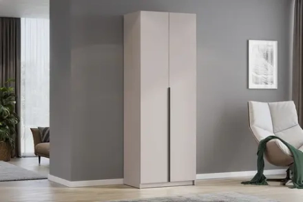 Шкаф 2-х створчатый Берген ПРО кашемир