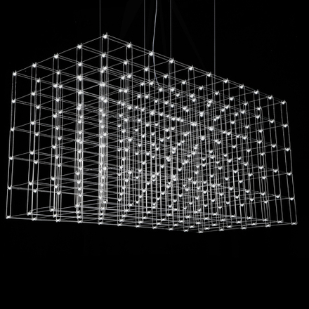 Подвесная Люстра Quasar Cosmos Square Led Pendant Light 200/100/100 By Imperiumloft