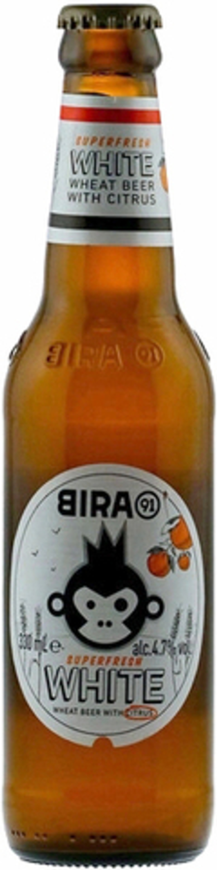Пиво Бира 91 Суперфрэш Уайт Цитрус / Bira 91 Superfresh White with Citrus 0.33 - стекло